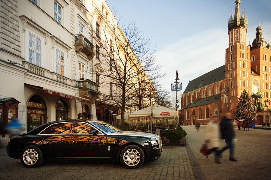Rolls-Royce at the Main Market Kraków